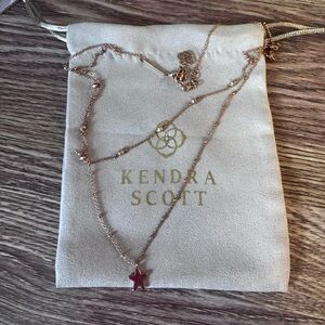 Kendra Scott Rose Gold Star Pendant Necklace